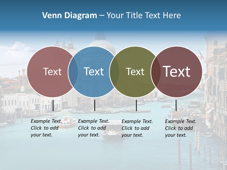 Venetian Water Cityscape PowerPoint Template