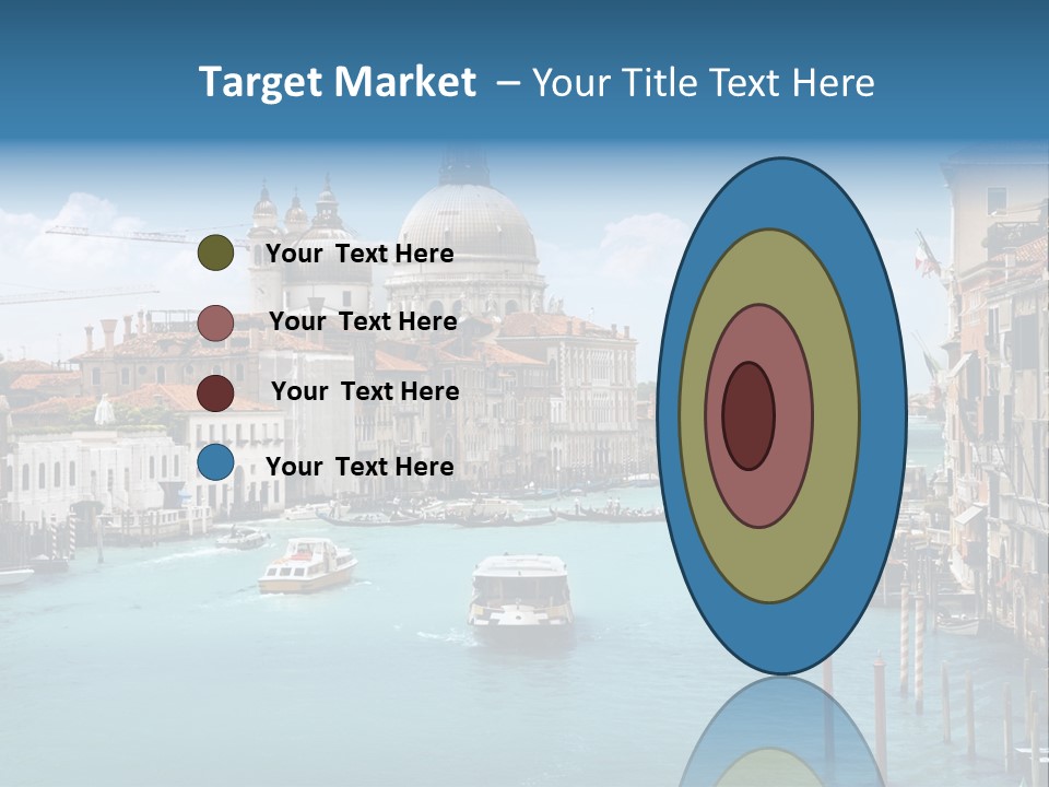 Venetian Water Cityscape PowerPoint Template