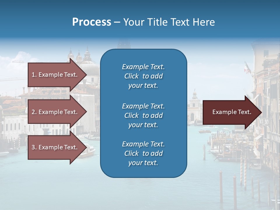 Venetian Water Cityscape PowerPoint Template
