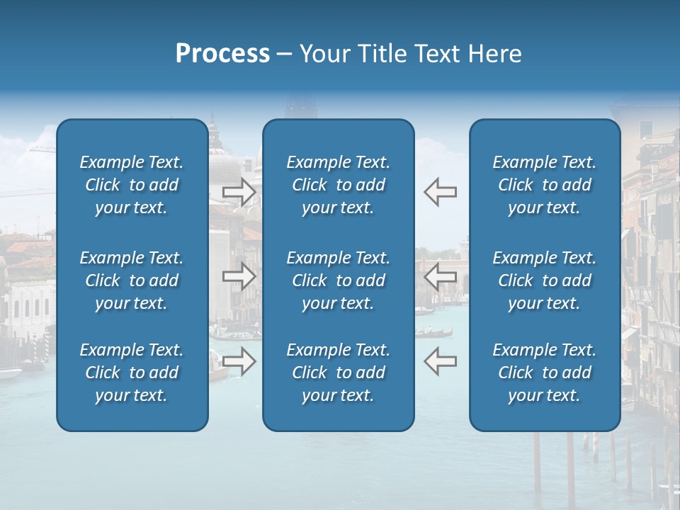 Venetian Water Cityscape PowerPoint Template