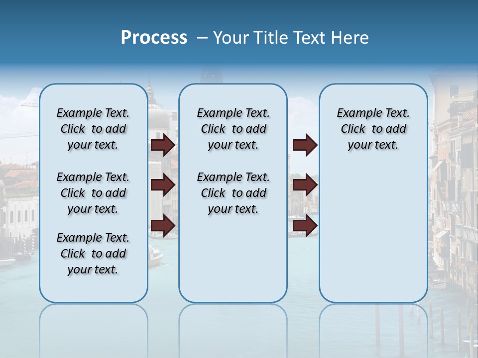 Venetian Water Cityscape PowerPoint Template