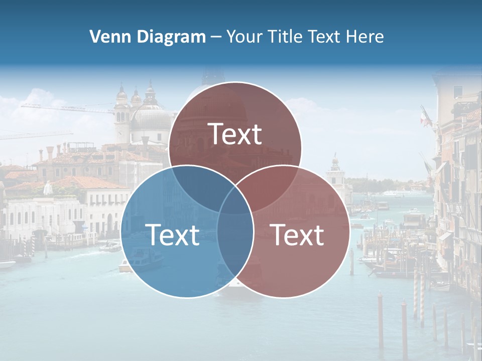 Venetian Water Cityscape PowerPoint Template