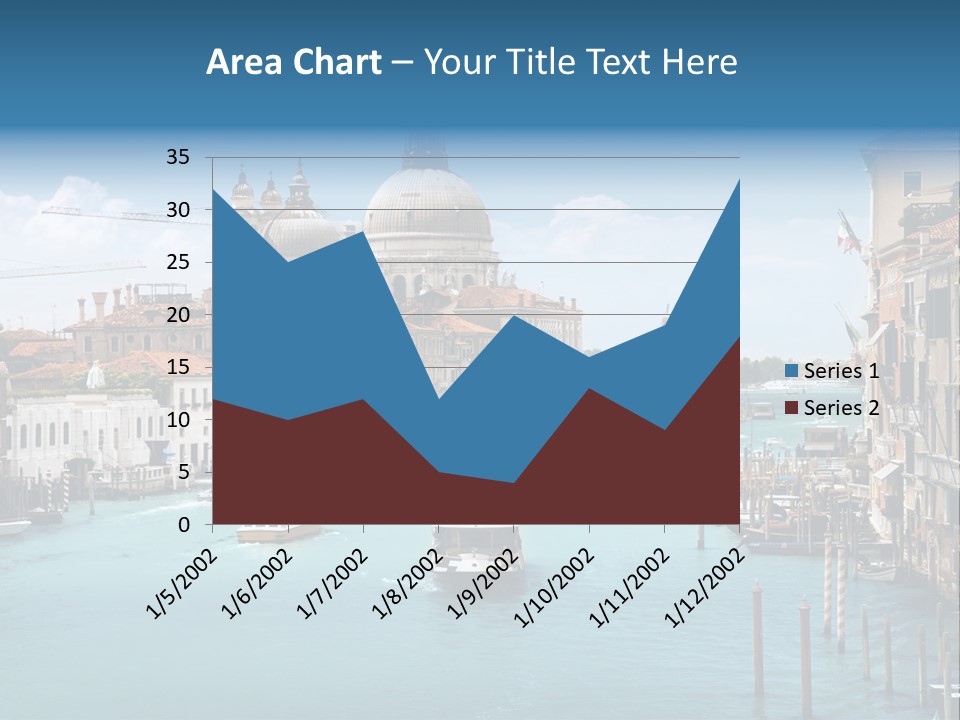 Venetian Water Cityscape PowerPoint Template