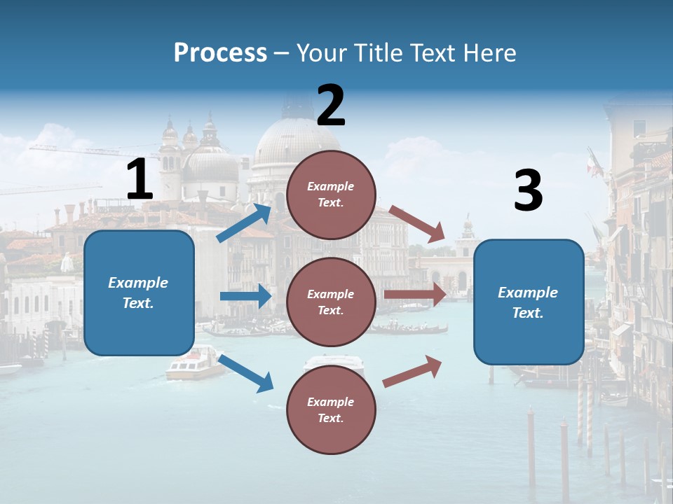 Venetian Water Cityscape PowerPoint Template