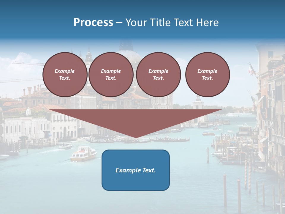 Venetian Water Cityscape PowerPoint Template