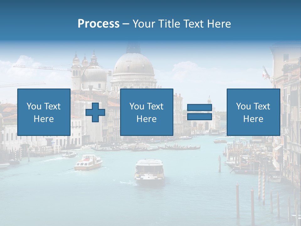 Venetian Water Cityscape PowerPoint Template