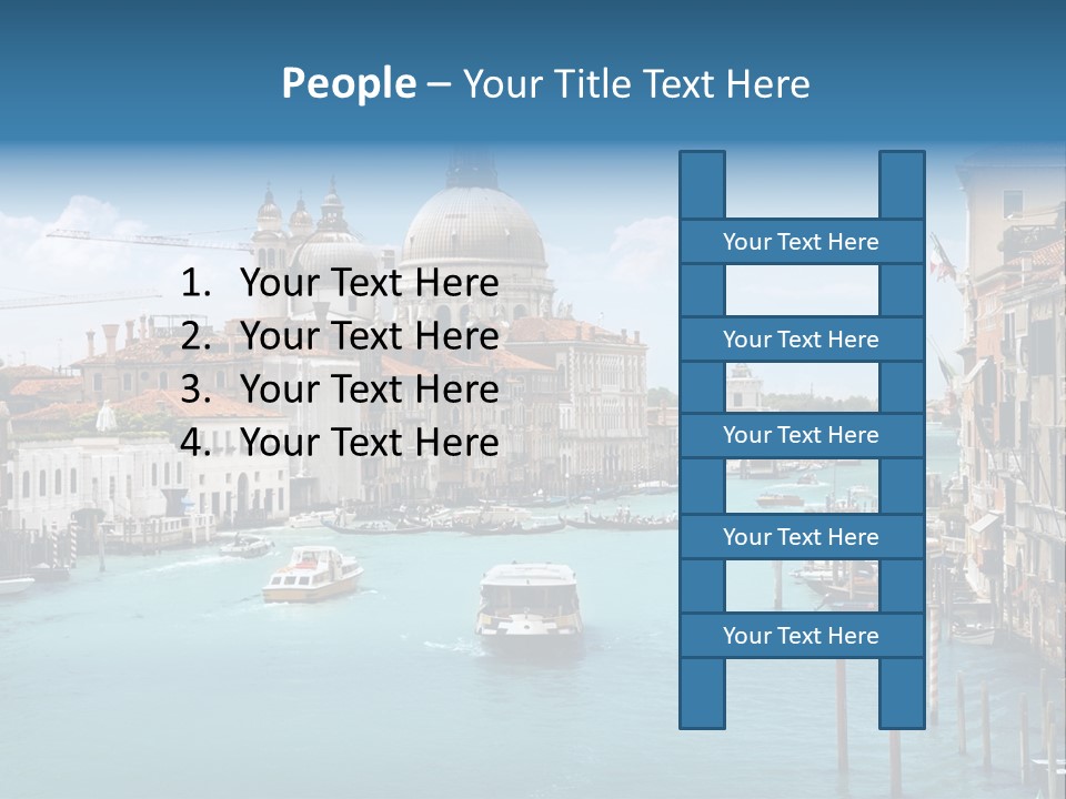 Venetian Water Cityscape PowerPoint Template