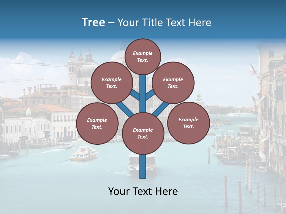 Venetian Water Cityscape PowerPoint Template