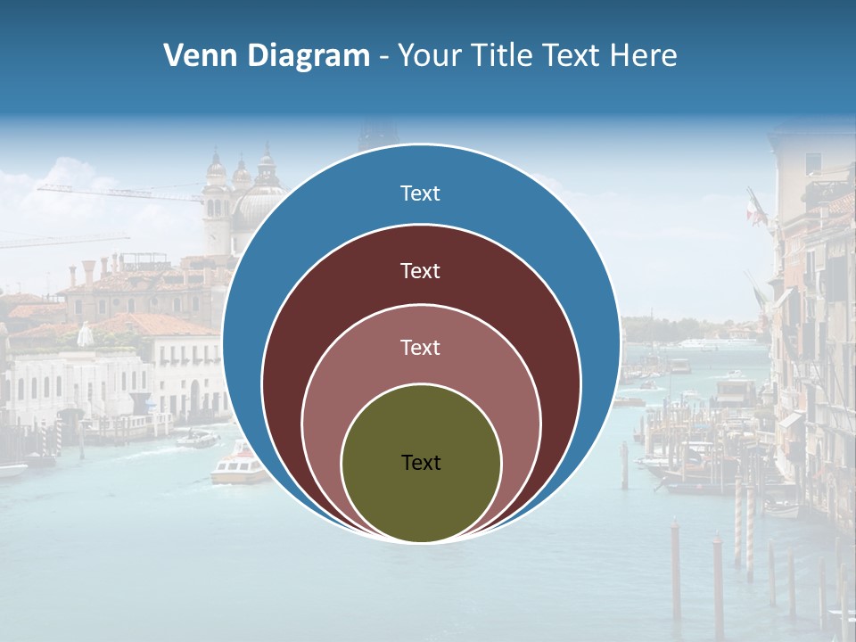 Venetian Water Cityscape PowerPoint Template