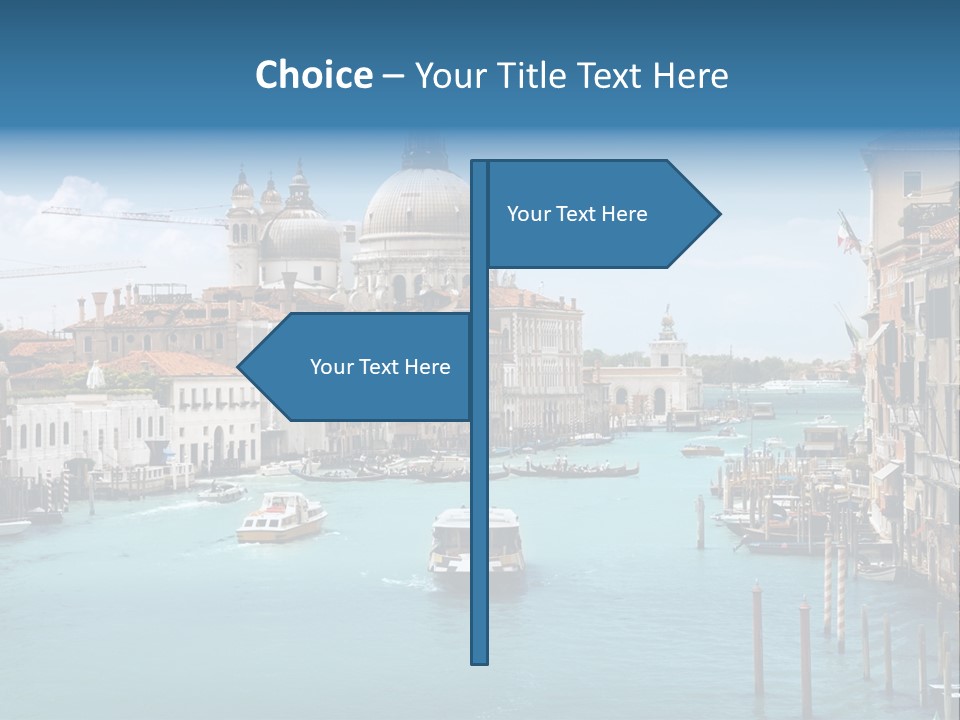 Venetian Water Cityscape PowerPoint Template