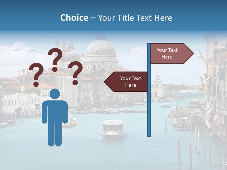 Venetian Water Cityscape PowerPoint Template