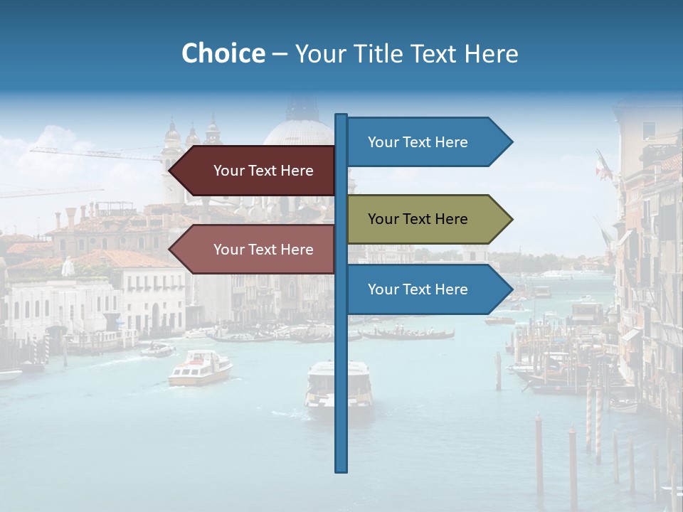 Venetian Water Cityscape PowerPoint Template
