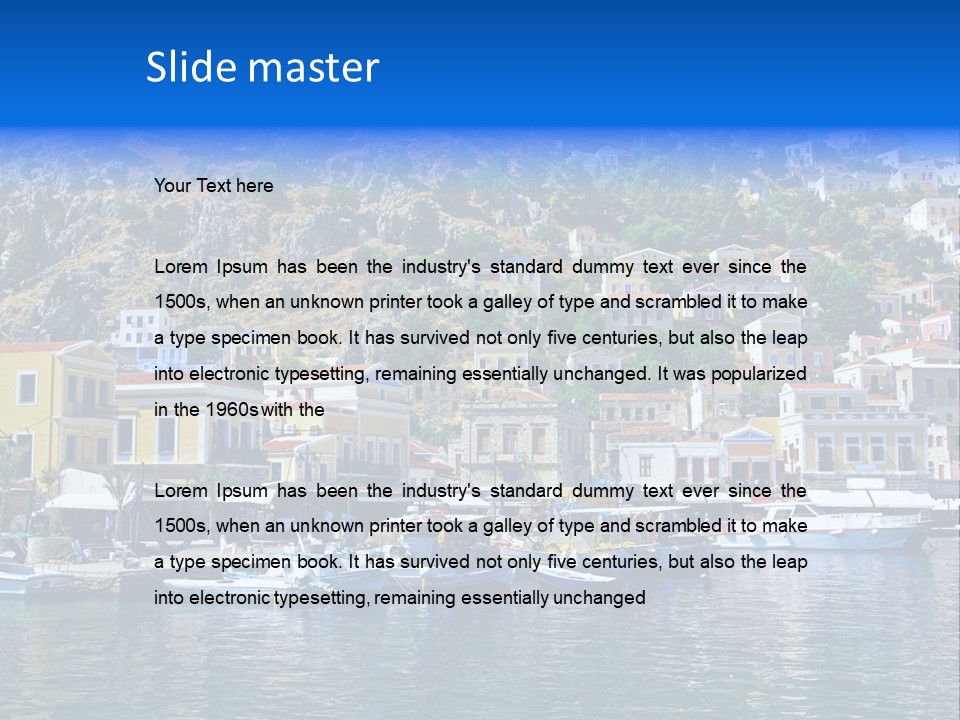 Transport Nature Cruise PowerPoint Template