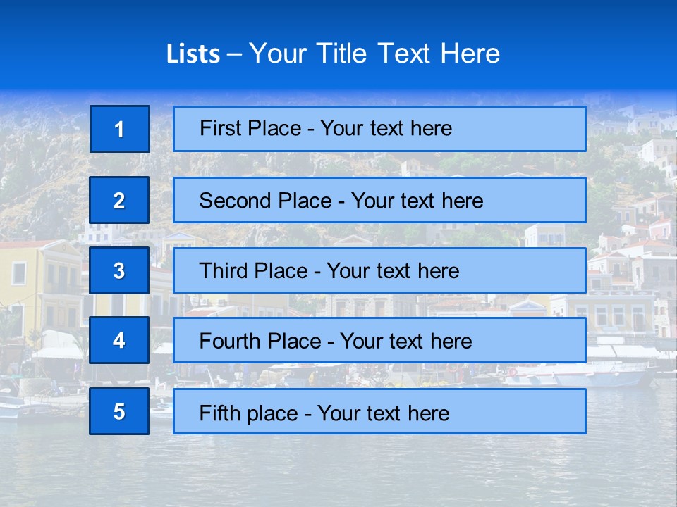 Transport Nature Cruise PowerPoint Template