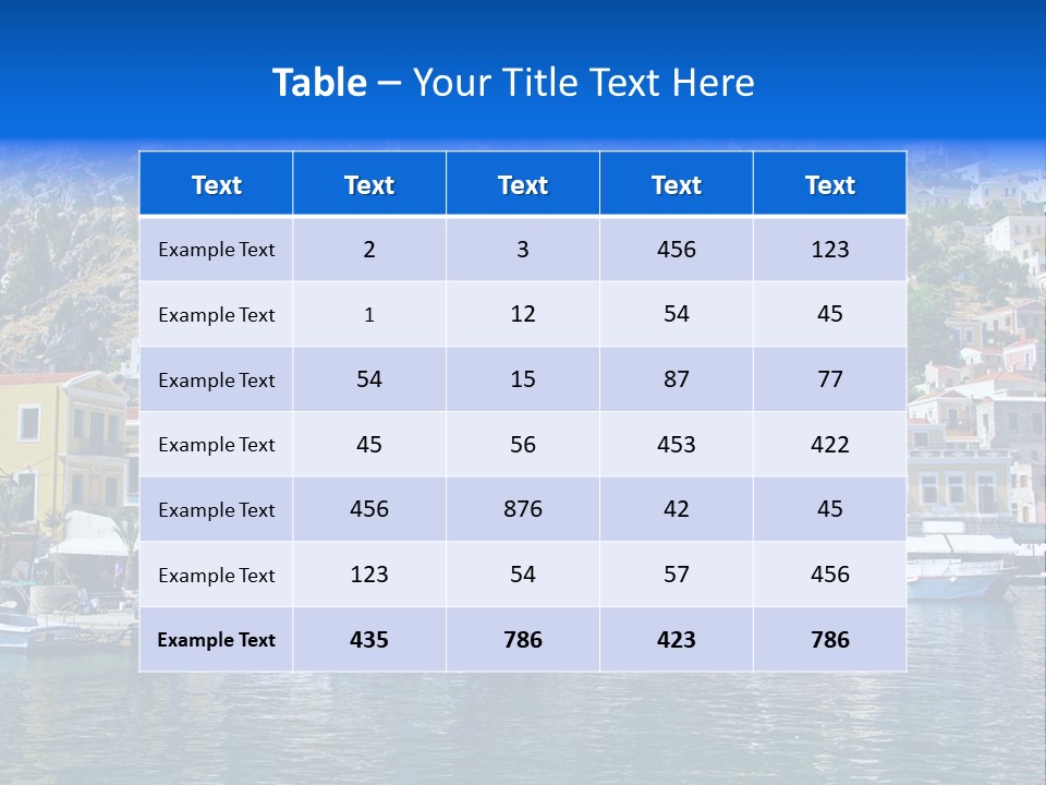 Transport Nature Cruise PowerPoint Template