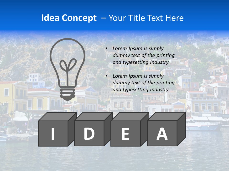 Transport Nature Cruise PowerPoint Template