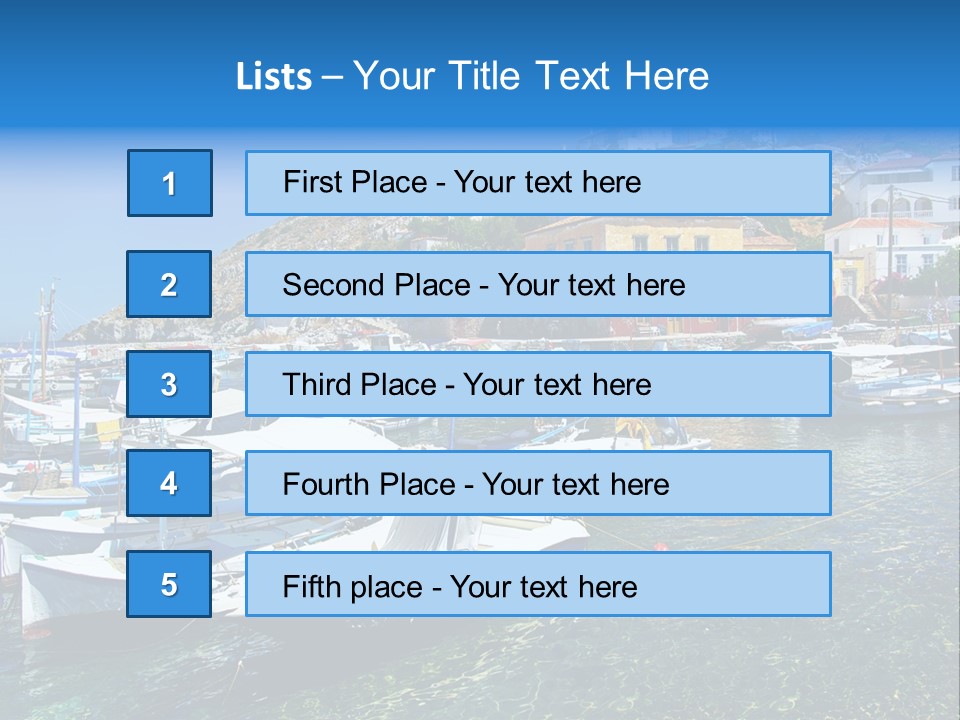 Beach Transport Travel PowerPoint Template