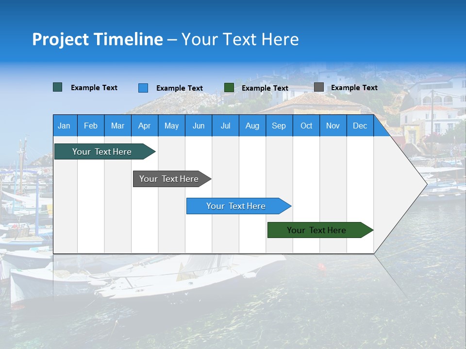 Beach Transport Travel PowerPoint Template