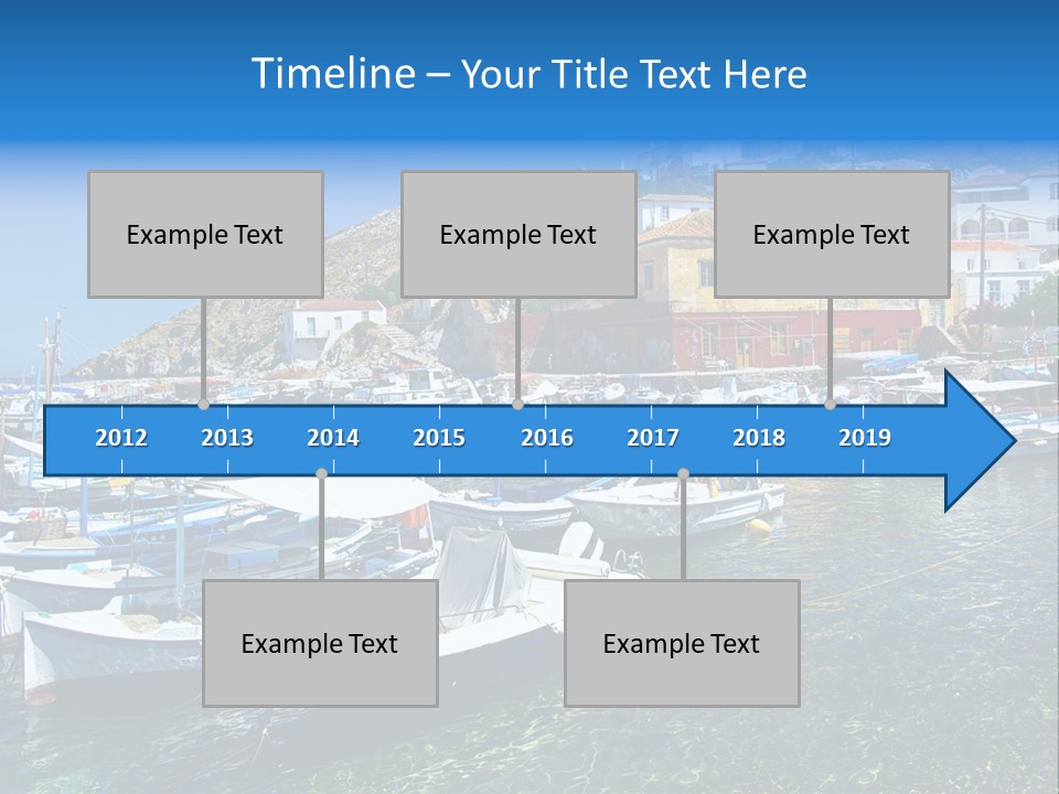 Beach Transport Travel PowerPoint Template