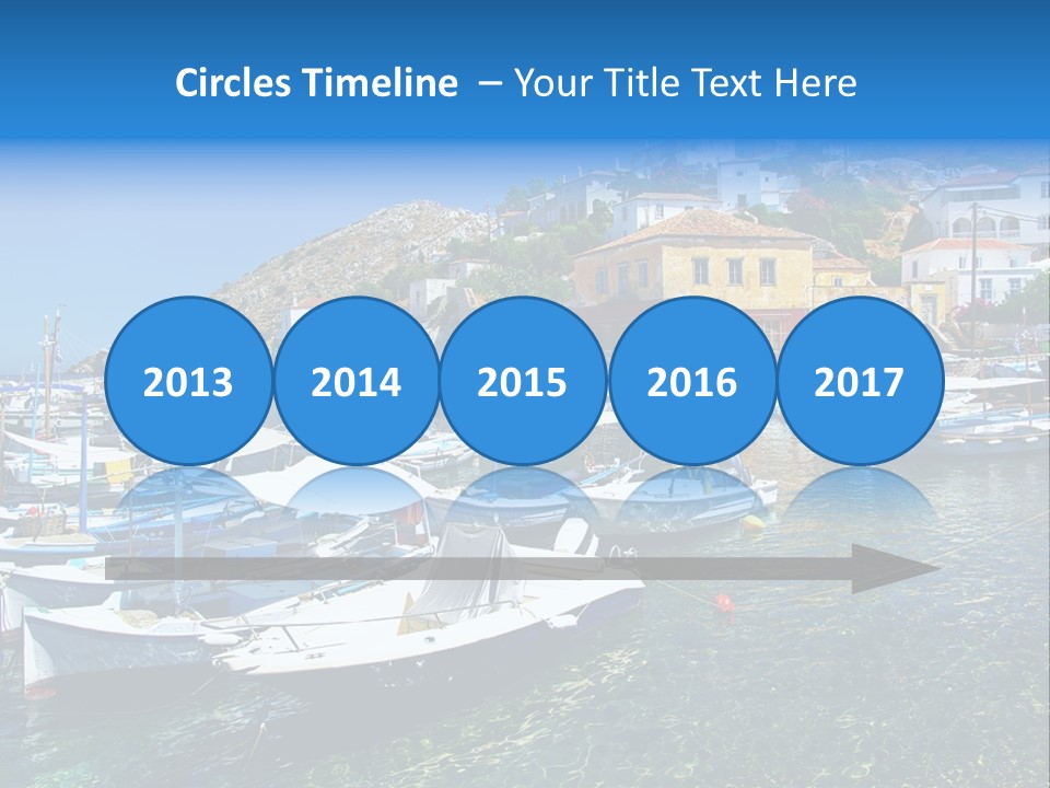 Beach Transport Travel PowerPoint Template