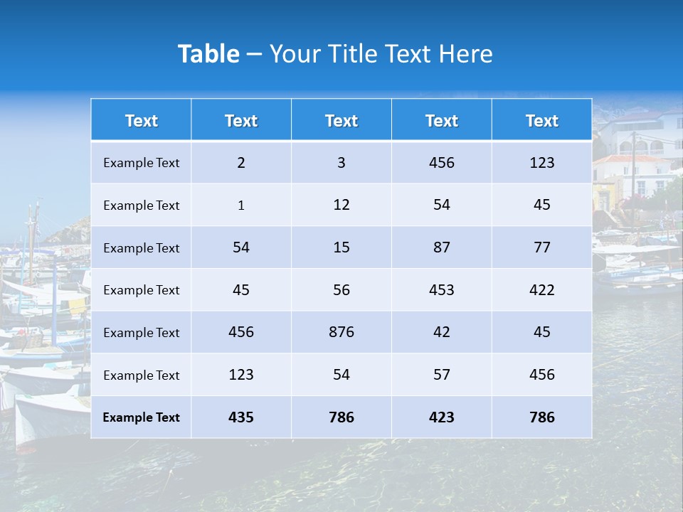 Beach Transport Travel PowerPoint Template