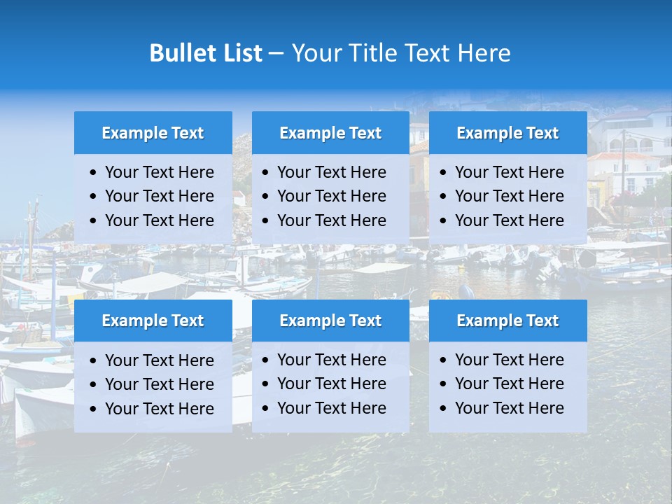 Beach Transport Travel PowerPoint Template