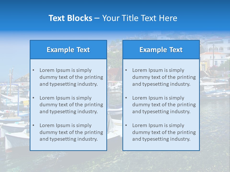 Beach Transport Travel PowerPoint Template