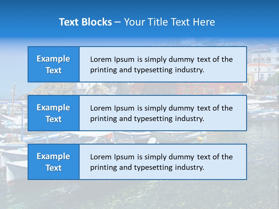 Beach Transport Travel PowerPoint Template