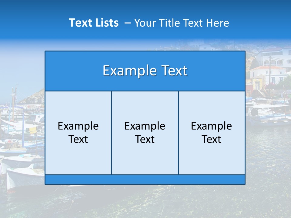Beach Transport Travel PowerPoint Template