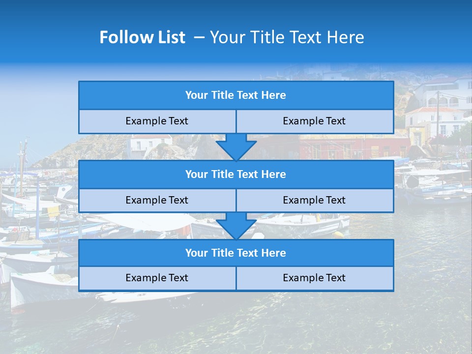 Beach Transport Travel PowerPoint Template