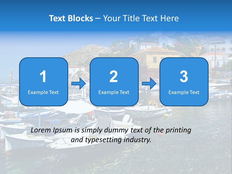 Beach Transport Travel PowerPoint Template