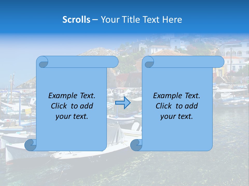 Beach Transport Travel PowerPoint Template