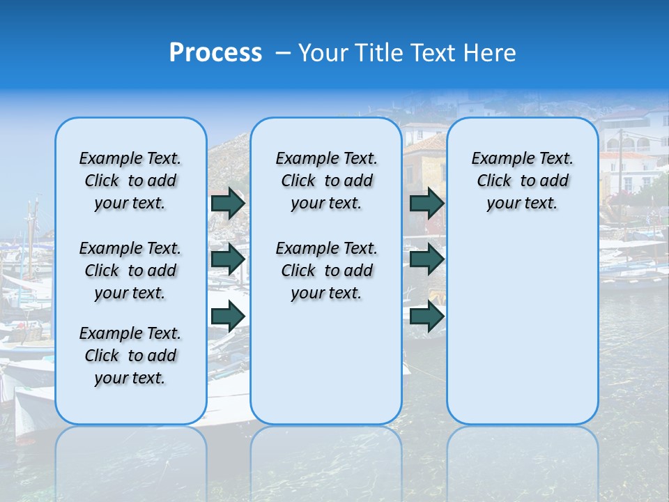 Beach Transport Travel PowerPoint Template