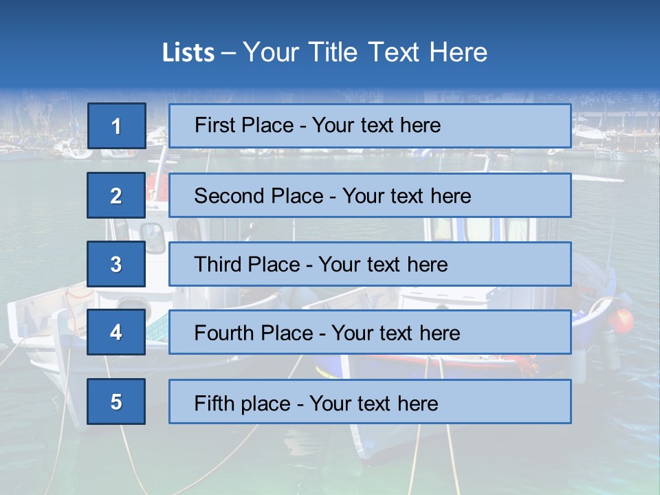 Lagoon Cruise Shore PowerPoint Template