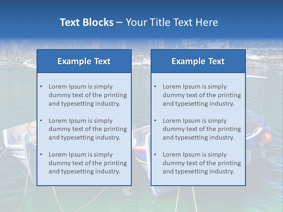 Lagoon Cruise Shore PowerPoint Template