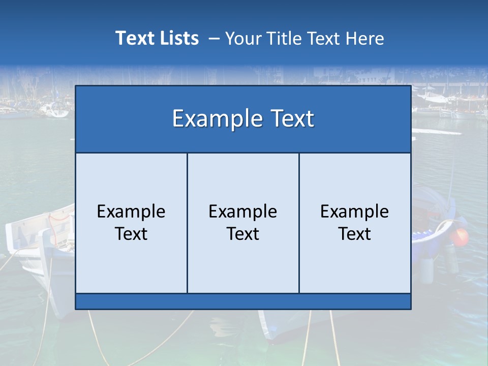Lagoon Cruise Shore PowerPoint Template