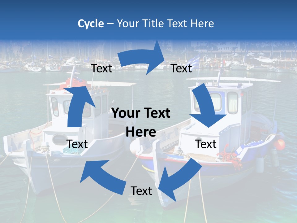 Lagoon Cruise Shore PowerPoint Template