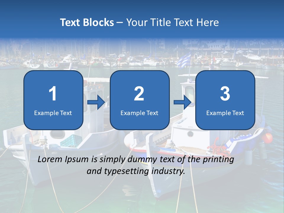 Lagoon Cruise Shore PowerPoint Template