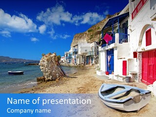 Relax Landscape Summertime PowerPoint Template