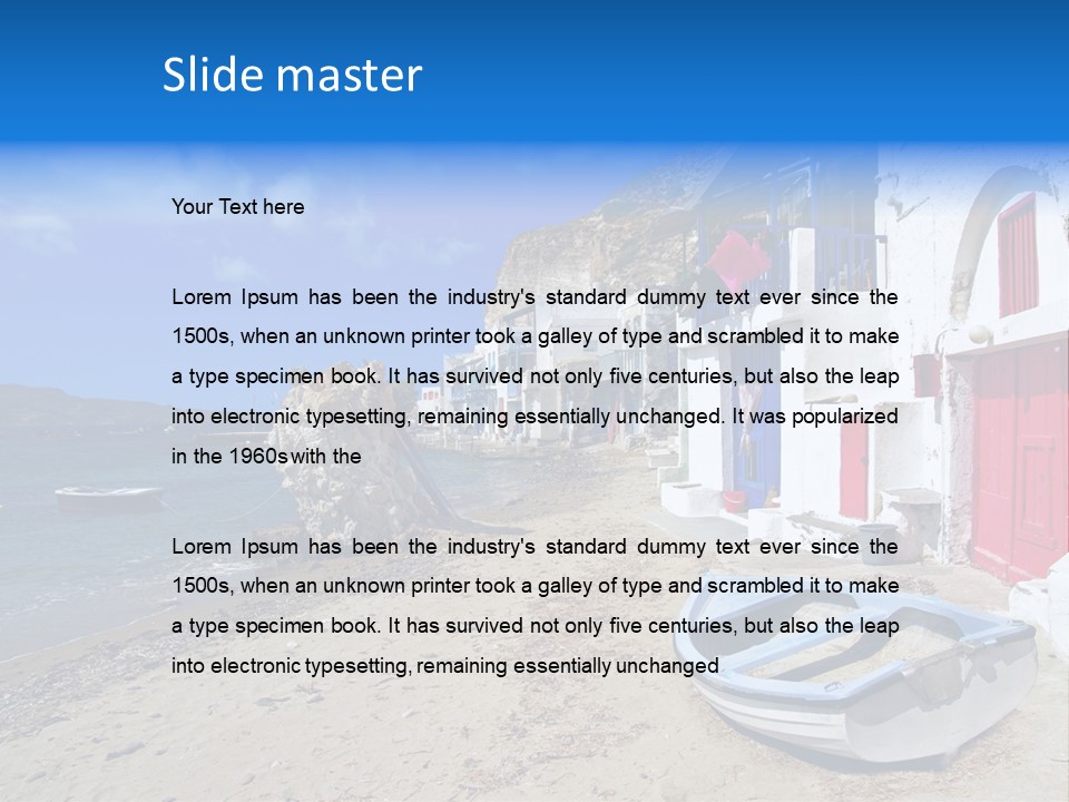 Relax Landscape Summertime PowerPoint Template