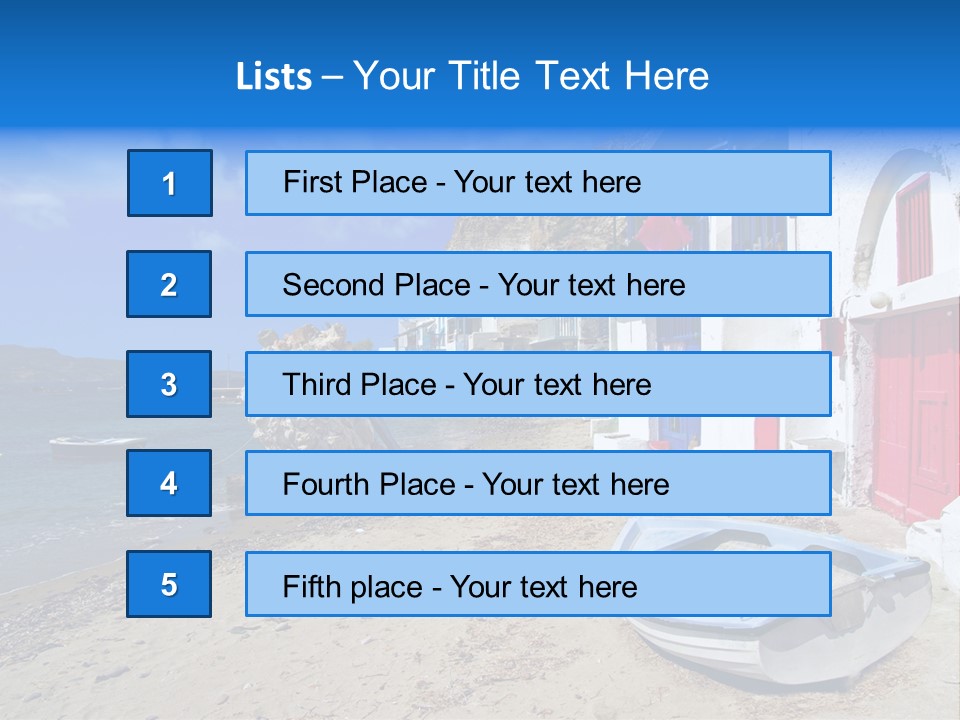 Relax Landscape Summertime PowerPoint Template