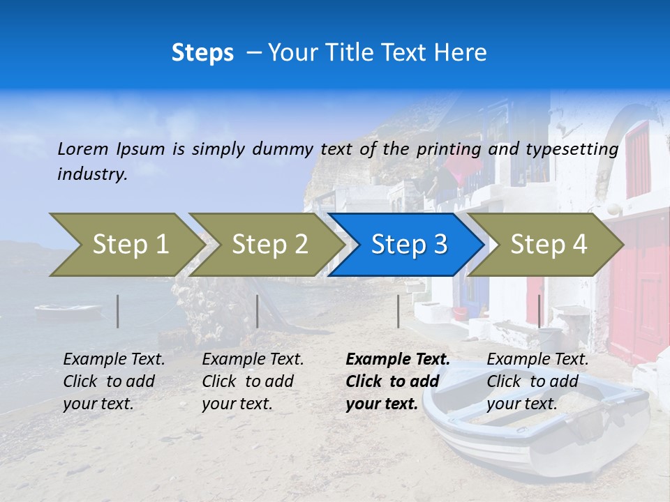 Relax Landscape Summertime PowerPoint Template