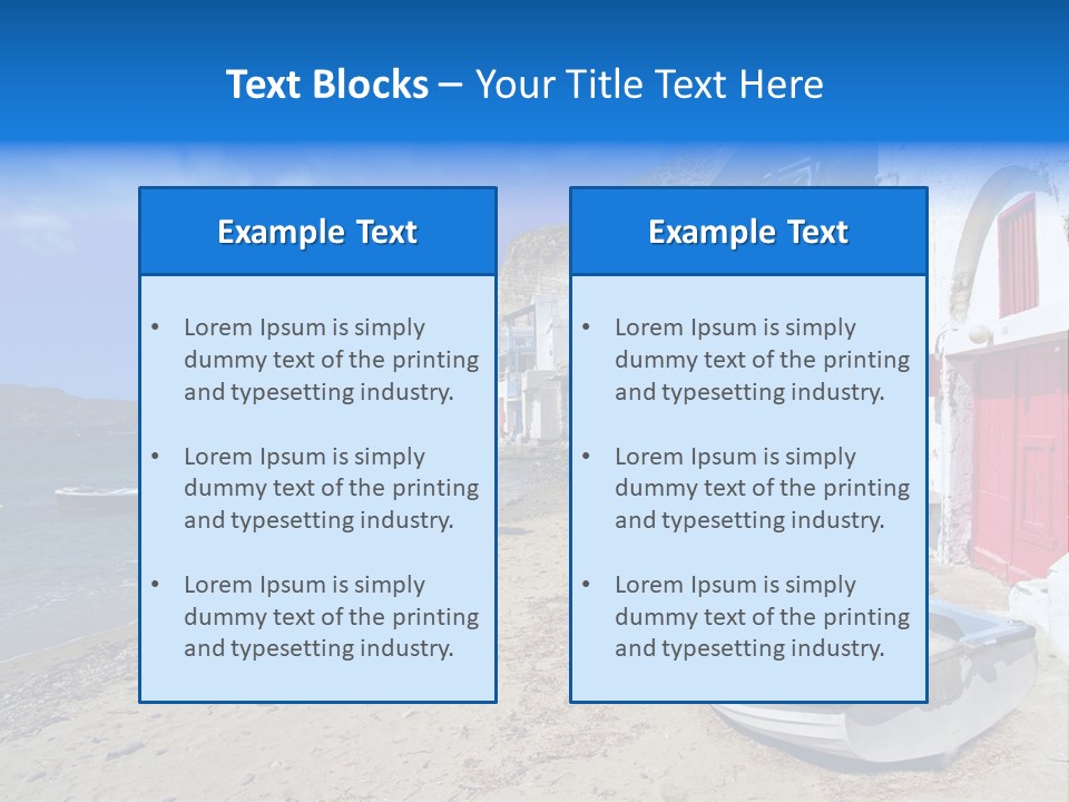 Relax Landscape Summertime PowerPoint Template
