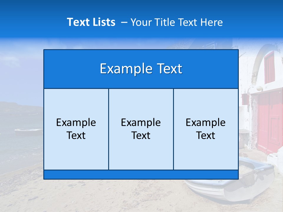 Relax Landscape Summertime PowerPoint Template