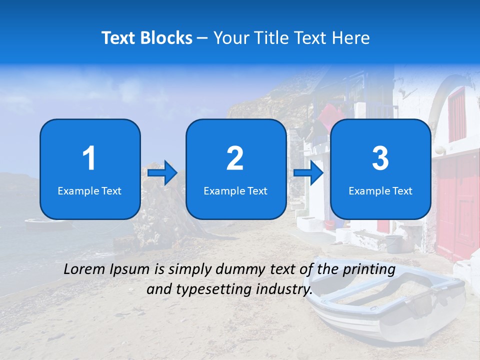 Relax Landscape Summertime PowerPoint Template