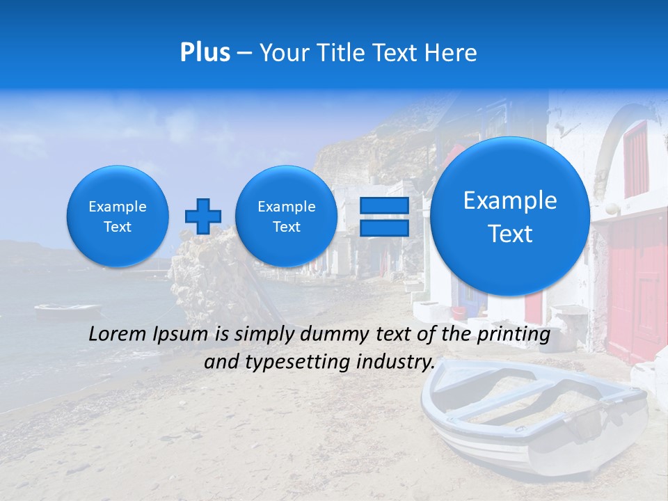 Relax Landscape Summertime PowerPoint Template