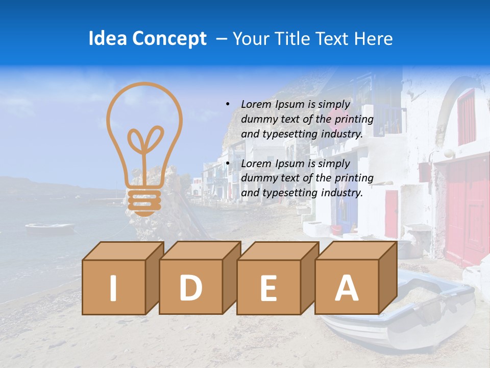 Relax Landscape Summertime PowerPoint Template