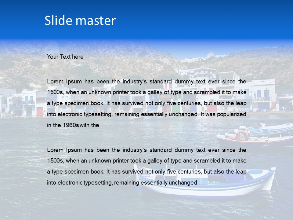 Rocky Panorama Scenic PowerPoint Template