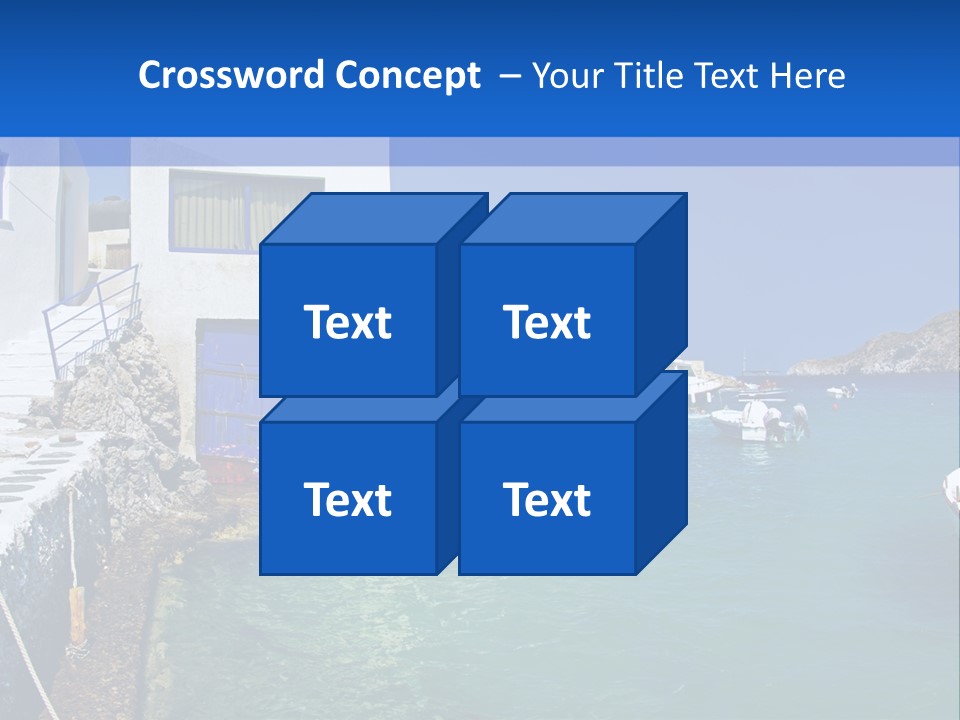 Unique Sea Swim PowerPoint Template