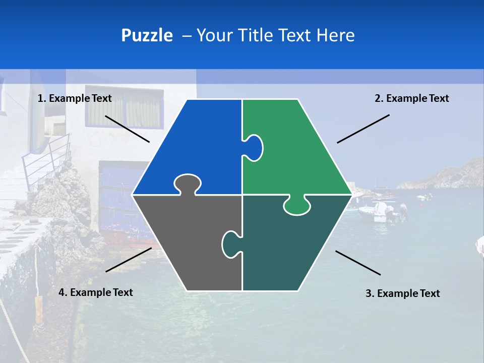 Unique Sea Swim PowerPoint Template